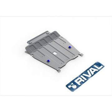 Защита картера и КПП Rival алюминий 4 мм для Renault Fluence 2009-2017