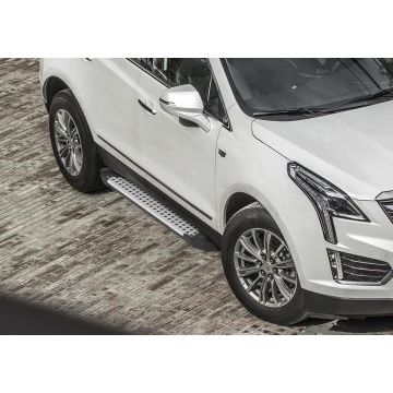 Пороги алюминиевые Rival BMW-Style для Cadillac XT5 2016-
