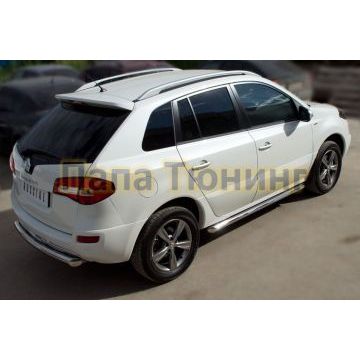 Пороги труба d57 вариант 1 РусСталь для Renault Koleos 2011-2016