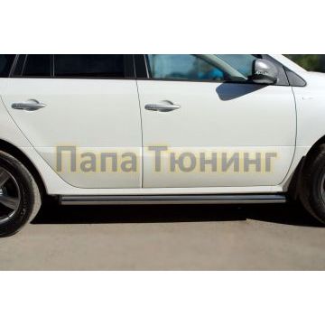 Пороги труба d57 вариант 2 РусСталь для Renault Koleos 2011-2016
