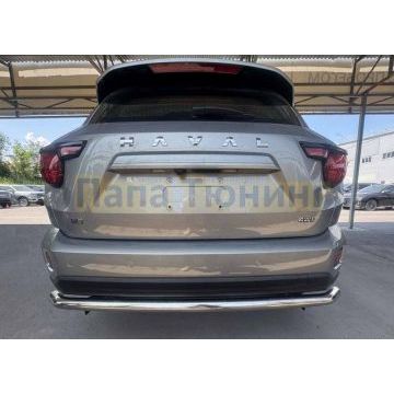 Защита заднего бампера  Папа Тюнинг d60 для Haval H7 2025-
