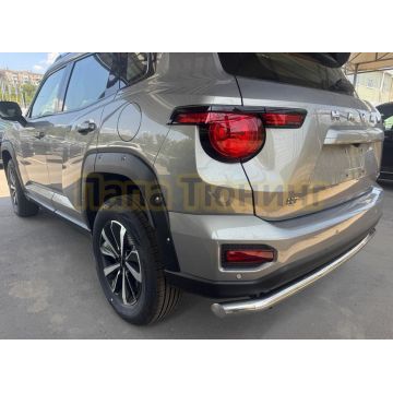 Защита заднего бампера  Папа Тюнинг d60 для Haval H7 2025-