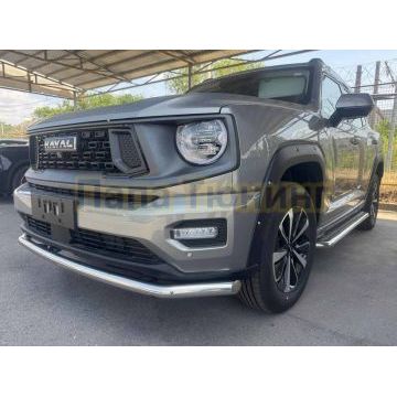 Защита переднего бампера  Папа Тюнинг d60 для Haval H7 2025-