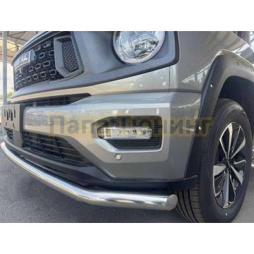 Защита переднего бампера  Папа Тюнинг d60 для Haval H7 2025-