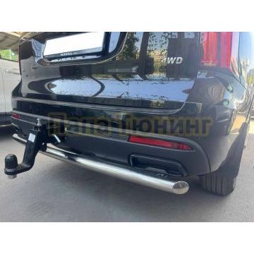 Защита заднего бампера Папа Тюнинг d60 для Haval H5 2024-