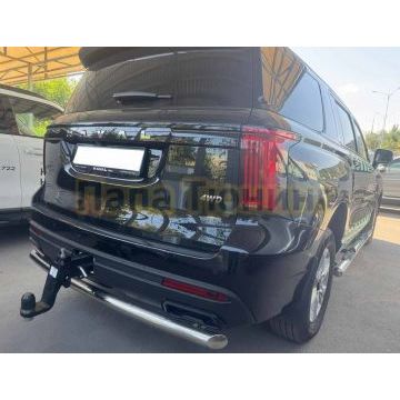 Защита заднего бампера Папа Тюнинг d60 для Haval H5 2024-