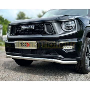 Защита передняя нижняя 60,3 мм ТСС для Haval H7 2024-