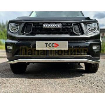 Защита передняя нижняя 60,3 мм ТСС для Haval H7 2024-