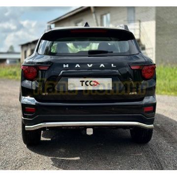 Защита задняя 60,3 мм ТСС для Haval H7 2024-