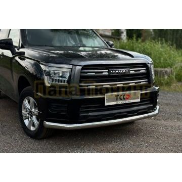 Защита передняя нижняя 76,1 мм ТСС для Haval H5 2024-