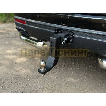 Фаркоп (Black надпись Haval, шар E нерж.) ТСС для Haval H5 2024-
