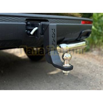 Фаркоп (Black надпись Haval, шар E нерж.) ТСС для Haval H5 2024-