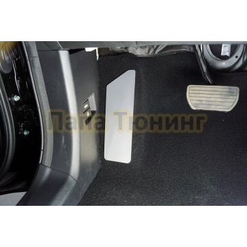 Накладка площадки левой ноги (лист алюминий 4мм) ТСС для Great Wall POER 2021-2024 / 2025- Накладка площадки левой ноги (лист алюминий 4мм) ТСС для Great Wall POER 2021-2024 / 2025-
