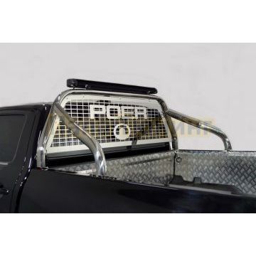 Защита кузова и заднего стекла 75х42 мм со светодиодной фарой ТСС для Great Wall POER 2021-2024 / 2025-