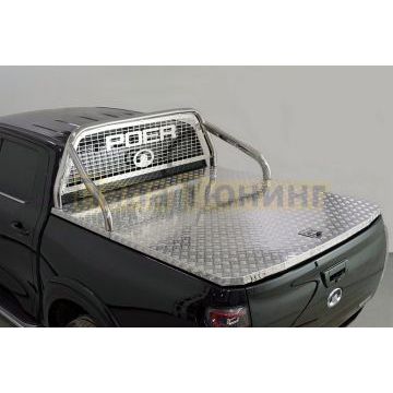 Защита кузова и заднего стекла (для крышки) 75х42 мм ТСС для Great Wall POER 2021-2024 / 2025-