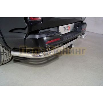 Защита задняя (уголки) 76,1 мм ТСС для Great Wall POER 2021-2024 / 2025-