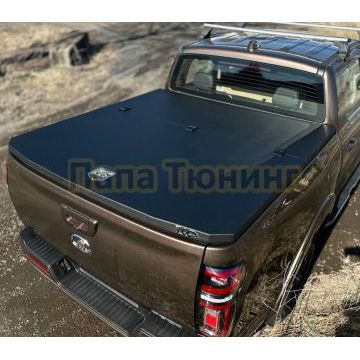 Крышка кузова (алюминий Premium Black) ТСС для Great Wall POER 2021-2024 / 2025-
