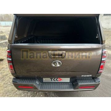 Накладка на задний борт кузова (лист шлиф) ТСС для Great Wall POER 2021-2024 / 2025-