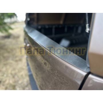 Накладка на задний борт кузова (лист шлиф) ТСС для Great Wall POER 2021-2024 / 2025-