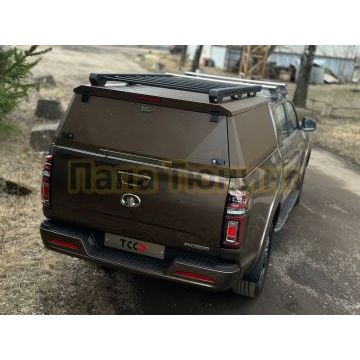Экспедиционный багажник на крышу кунга Black ТСС для Great Wall POER 2021-2024 / 2025-