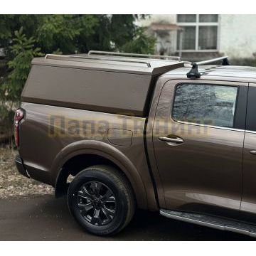 Рейлинг на крышу кунга (комплект Premium) ТСС для Great Wall POER 2021-2024 / 2025-