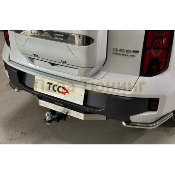 Фаркоп (шар E нерж., надпись GAC) ТСС для Gac GS8 2025-
