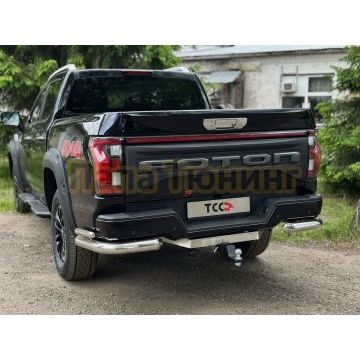 Фаркоп (шар E нерж., надпись Tunland V9) ТСС для Foton Tunland V9 2025-