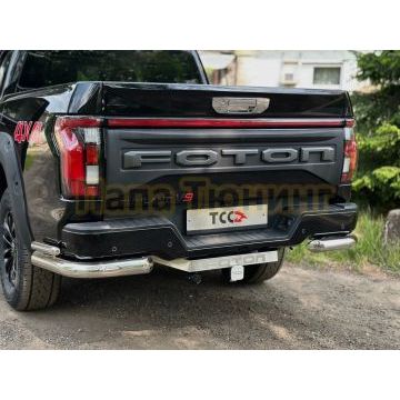 Фаркоп (шар E нерж., надпись Tunland V9) ТСС для Foton Tunland V9 2025-