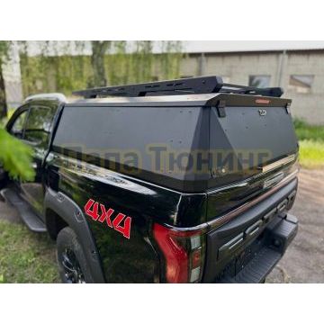 Кунг (алюминий Premium Black) 2мм ТСС для Foton Tunland V7 2024-