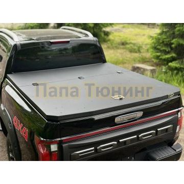 Крышка кузова (алюминий Premium Black) ТСС для Foton Tunland V7 2024-