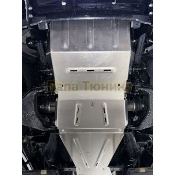 Защита картера (алюминий) 4мм ТСС для Foton Tunland V7 2024-