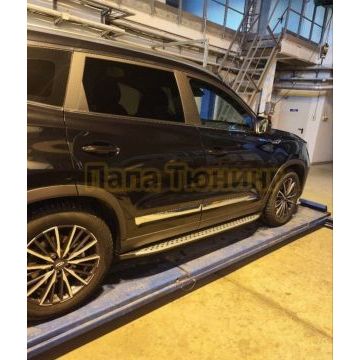 Пороги OEM Style для Chery Tiggo 8 Pro 2021-
