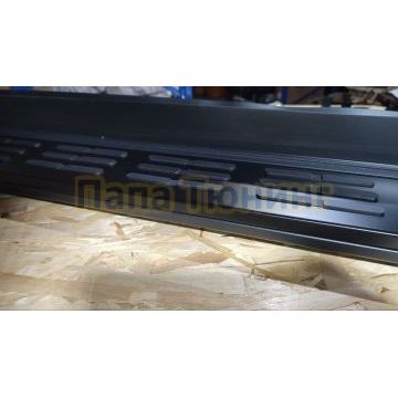 Пороги OEM Style черные для GAC GS8 2021-