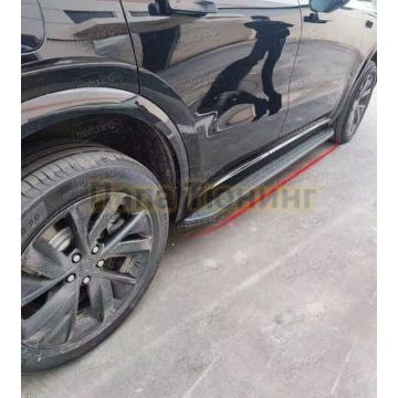 Пороги OEM Style черные для GAC GS8 2021-