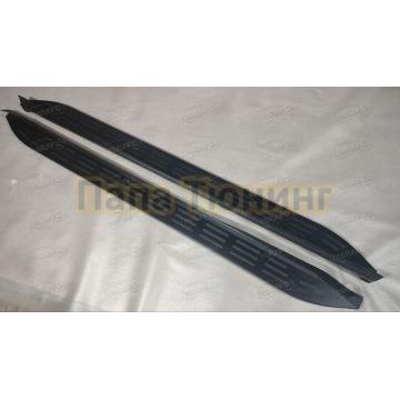 Пороги OEM Style черные для GAC GS8 2021-