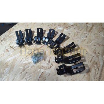 Пороги OEM Style черные для GAC GS8 2021-