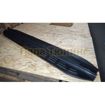 Пороги OEM Style черные для GAC GS8 2021-