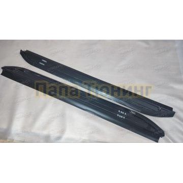 Пороги OEM Style черные для GAC GS8 2021-