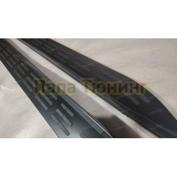 Пороги OEM Style черные для GAC GS8 2021-