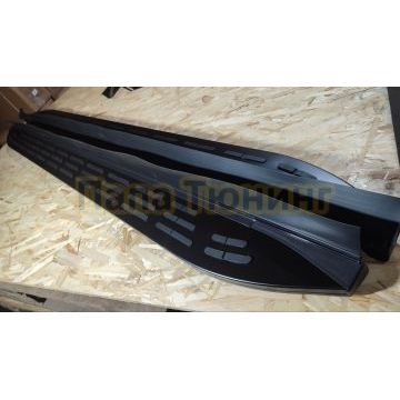 Пороги OEM Style черные для GAC GS8 2021-