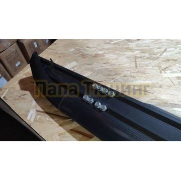 Пороги OEM Style черные для GAC GS8 2021-