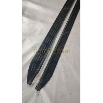 Пороги OEM Style черные для GAC GS8 2021-