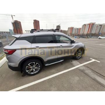 Пороги OEM Style для Geely Coolray 2019-