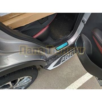 Пороги OEM Style для Geely Coolray 2019-