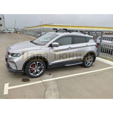 Пороги OEM Style для Geely Coolray 2019-