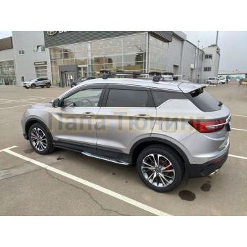 Пороги OEM Style для Geely Coolray 2019-