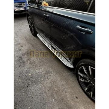 Пороги OEM Style для Geely Monjaro 2021-