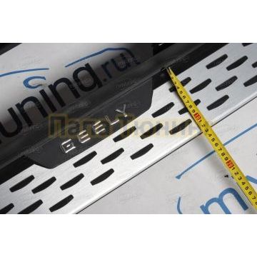 Пороги OEM Style для Geely Monjaro 2021-