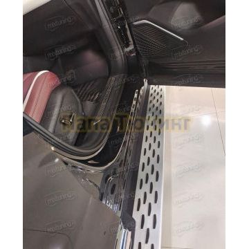 Пороги OEM Style для Geely Monjaro 2021-