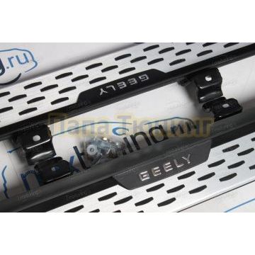 Пороги OEM Style для Geely Monjaro 2021-